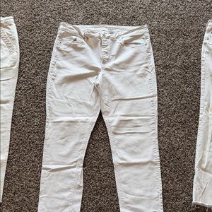 American Eagle Outfitters Women's White Skinny Jeans